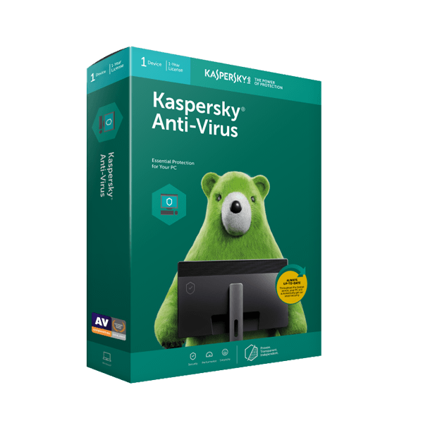 Kaspersky Anti-Virus 2023 Software for 2 Devices - Essential PC Protection.